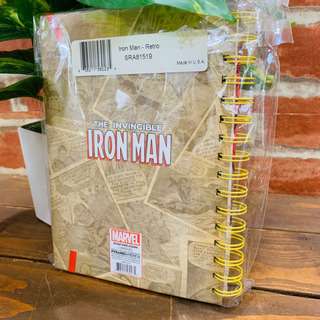 🇺🇸 お洒落なアンティーク＊アメリカン雑貨🇺🇸 ✨多数入荷！✨ ✏️Iron Manレトロa5ノートブック✏️の画像