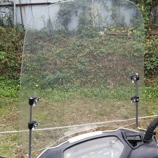 小型バイク用　風防　ウインドウシールド　汎用