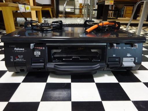 【リサイクルショップ八光　田上店　安心の3か月保証　配達・設置OK】IC-N90KB-L パロマ ガステーブル 左強火力 LPガス用