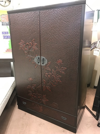 【愛品館八千代店】鎌倉彫  洋服箪笥  後藤宗悦作【愛八GS】