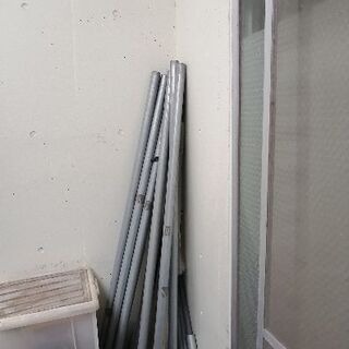 単管2m×6本　ジャッキベース×3本