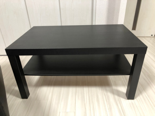 IKEA LACK テーブル ブラックブラウン