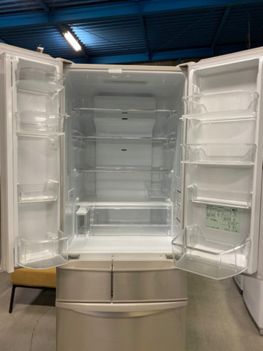 美品6ドア！配送致します！Panasonic ノンフロン冷凍冷蔵庫 NR-F438T-N 426L