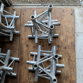 アルミトラス300角☆三角トラス☆イベント☆ステージ☆格闘技☆ボクシング☆リング☆直接引取限定☆北九州市の画像