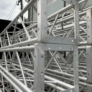 アルミトラス300角☆三角トラス☆イベント☆ステージ☆格闘技☆ボクシング☆リング☆直接引取限定☆北九州市の画像