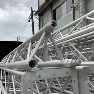 アルミトラス300角☆三角トラス☆イベント☆ステージ☆格闘技☆ボクシング☆リング☆直接引取限定☆北九州市の画像