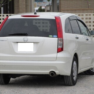 【車検2年満タン渡し】ストリーム（総額：35万円）【走行3.6万キロと低走行！】H21年式・1オーナー車・人気色：ホワイトパール・禁煙車・TV＆DVD・ナビ・ETC・バックカメラ！※数台出品中！の画像