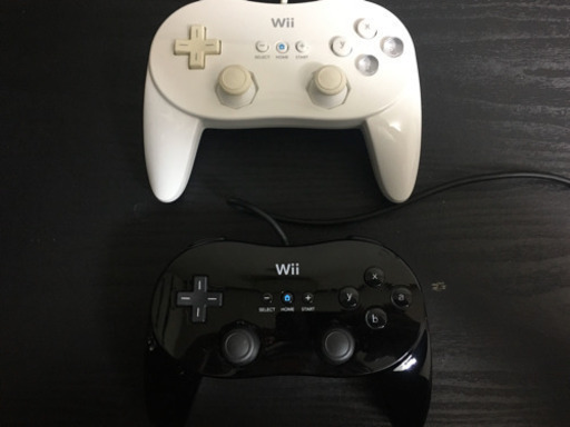 wii クラシックコントローラーPRO白黒セット