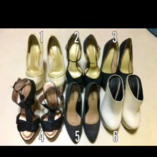 パンプス　ハイヒール　サンダル6足まとめ売り