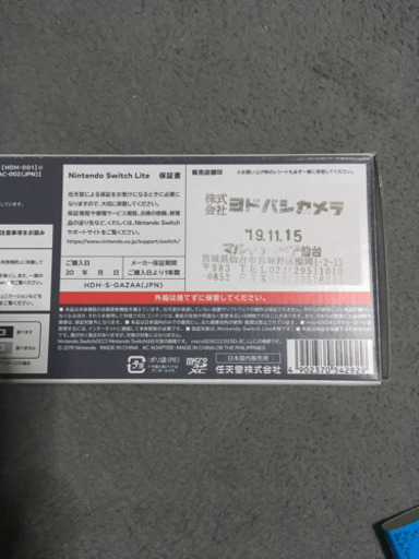Switch Lite グレー