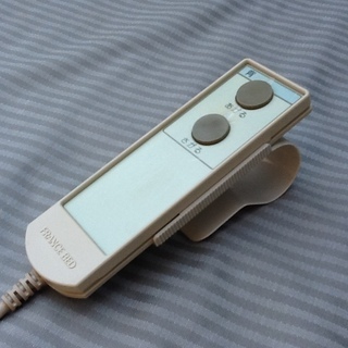 【介護ベッドにも】フランスベッドの電動リクライニングベッド コイルスプリングマットレス付＆手すり付 福祉用品 組立も可　の画像