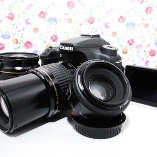 ★全国発送対応★交渉可★◆超人気◆Canon EOS 70D トリプルレンズセット