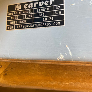 Carver カーバー スケートボード bones bearing swissの画像