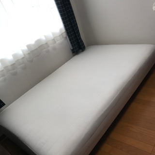 無印　脚付マットレス　セミダブルの画像