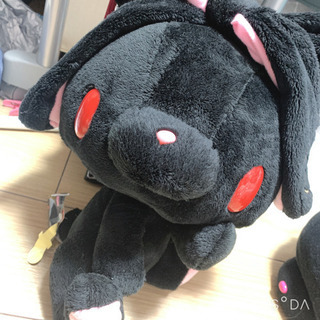 チャックスGP 汎用うさぎ デュアルペンポーチ タグ付き 黒