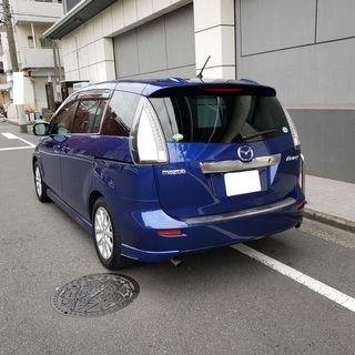 プレマシー20Ｓ　Ｈ21年後期　車検4年1月　走行50000キロ　社外ＨＤＤナビ＆フルセグＴＶ＆フリップダウンモニター　ウーハー付5.1ｃｈサラウンド　フロント＆サイド＆リヤカメラ　両側パワースライド　キセノンの画像