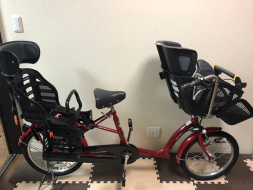 子供乗せ自転車　3人乗り