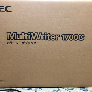 未使用 カラーレーザープリンター NEC PR-L1700C Windows 10,Mac 対応 
