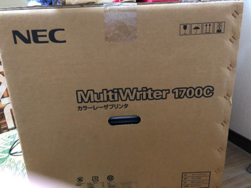 未使用　カラーレーザープリンター NEC PR-L1700C　Windows 10,Mac 対応。テレワークで活用してください 
