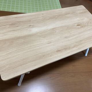 ニトリ オリタタミテーブル (ナチュラル)