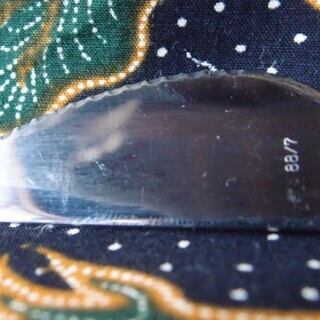 【中古】キャセイパシフィック航空（Cathay Pacific）機内食用ナイフ 2本 カトラリー　の画像