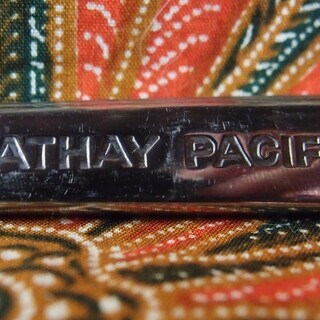 【中古】キャセイパシフィック航空（Cathay Pacific）機内食用ナイフ 2本 カトラリー　の画像