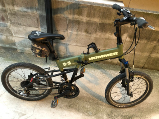 20インチ折り畳みhummer 自転車