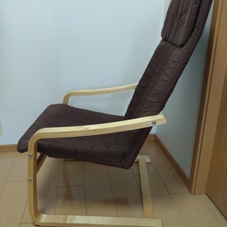 【最終値下げ】一人がけチェアー スリム(ブラウン) 84056 A1041E-BR　いす　椅子　ソファの画像