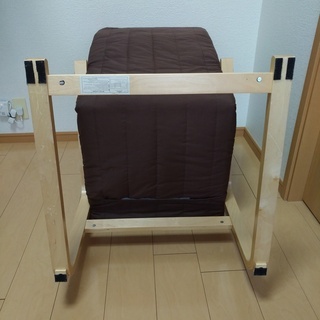 【最終値下げ】一人がけチェアー スリム(ブラウン) 84056 A1041E-BR　いす　椅子　ソファの画像
