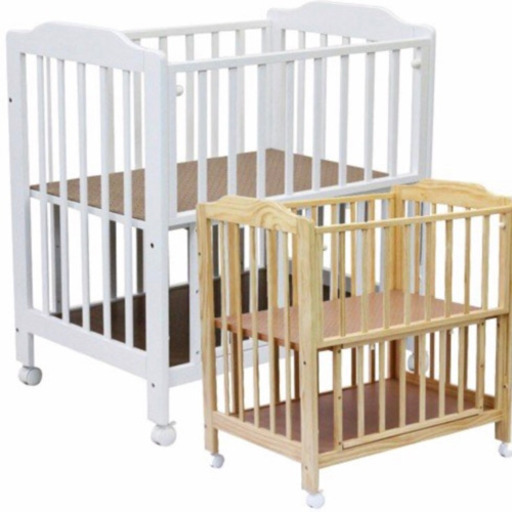 ミニベビーベッド カトージ ハイタイプ123 ホワイト　ベビーベッド