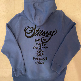【未使用】Stussy World Tour Hood パーカー　ステューシー　Sサイズの画像
