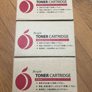 リサイクルトナーカートリッジ　3色セットの画像