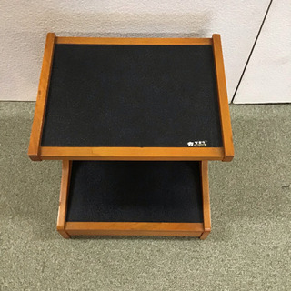 昔の電話台 (カリモク)