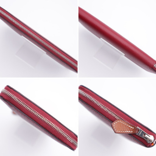 《HERMES/アザップロング シルクイン ラウンドファスナー長財布》ABランク