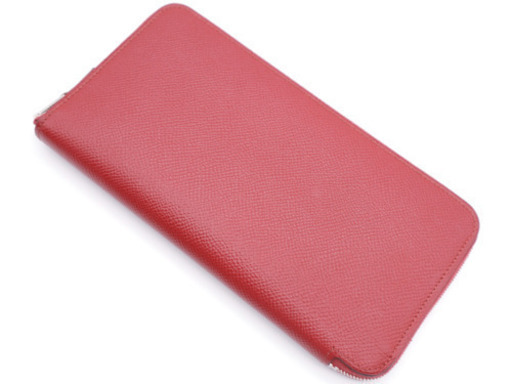 《HERMES/アザップロング シルクイン ラウンドファスナー長財布》ABランク