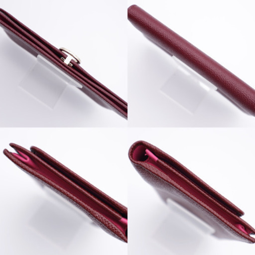 《BVLGARI/ブルガリブルガリ ロゴクリップ 二つ折り長財布》Aランク