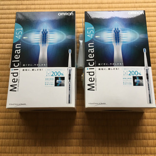 オムロン電動歯ブラシ２個セット　未使用品の画像