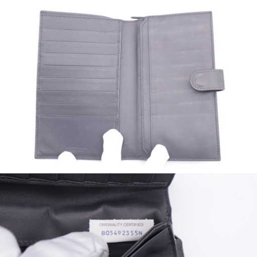 《BOTTEGA VENETA/イントレチャート 二つ折り長財布》ABランク