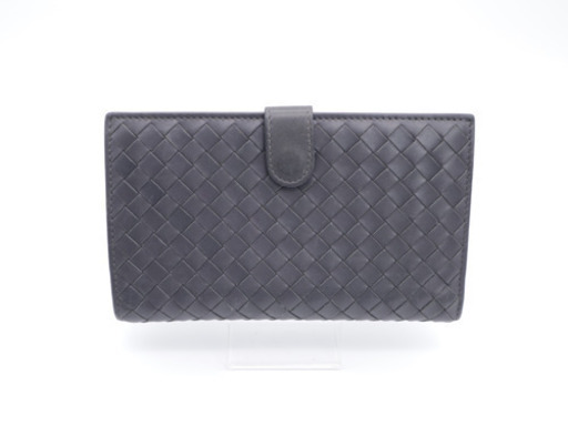 《BOTTEGA VENETA/イントレチャート 二つ折り長財布》ABランク
