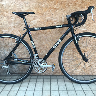 GIOS ジオス PURE DROP ロードバイク 前３段ギアで...