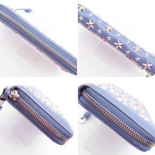 JIMMY CHOO/スタースタッズ ラウンドファスナー》ABランク 送料無料