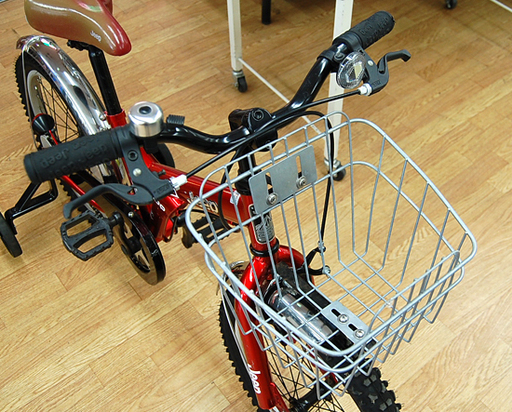 Jeep 自転車 18インチ 子ども用 COMMANDO カゴ・補助輪・ベル付き レッド ジュニアサイクル 赤 キッズ ジュニア ジープ コマンド 18型☆ PayPay(ペイペイ)決済可能 ☆ 札幌市 清田区 平岡