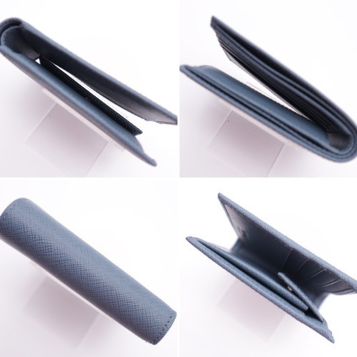 《PRADA/ロゴ刻印入り 二つ折り財布》サフィアーノ Sランク 新品、未使用品