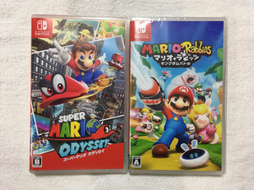 Switch スーパーマリオ オデッセイ他ソフト１本 + ケース + キャップセット