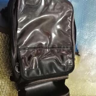 バイク用バック使用感ありますがまだまだ使えますの画像