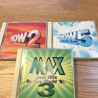 MAX3、NOW2、NOW5 CD3枚セットで300円