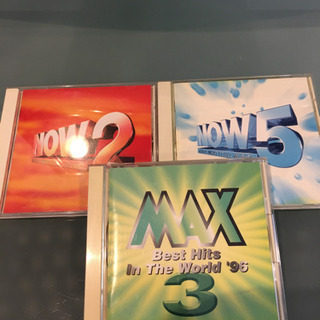 MAX3、NOW2、NOW5 CD3枚セットで300円の画像