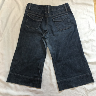 無印良品　クロップドデニムの画像