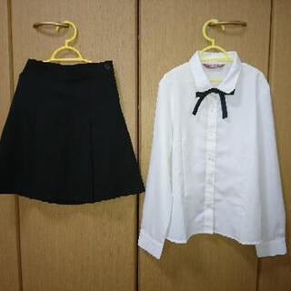子供 ブラウスとスカート 上下セット