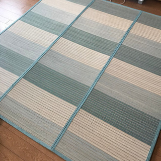 値下げしました！美品　ニトリ　竹ラグの画像